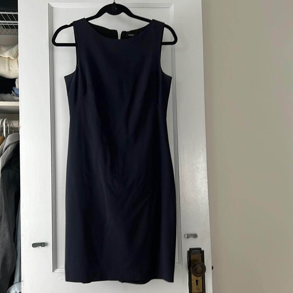 Theory navy suit dress 4